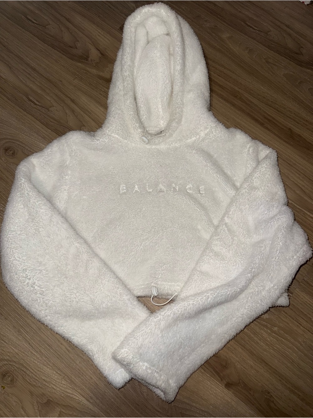 Balance Athletica Plush Hooded Cropped Sweater